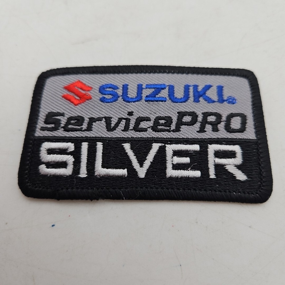 Suzuki Motorcycle Patch Service Pro‎ Silver Mechanic